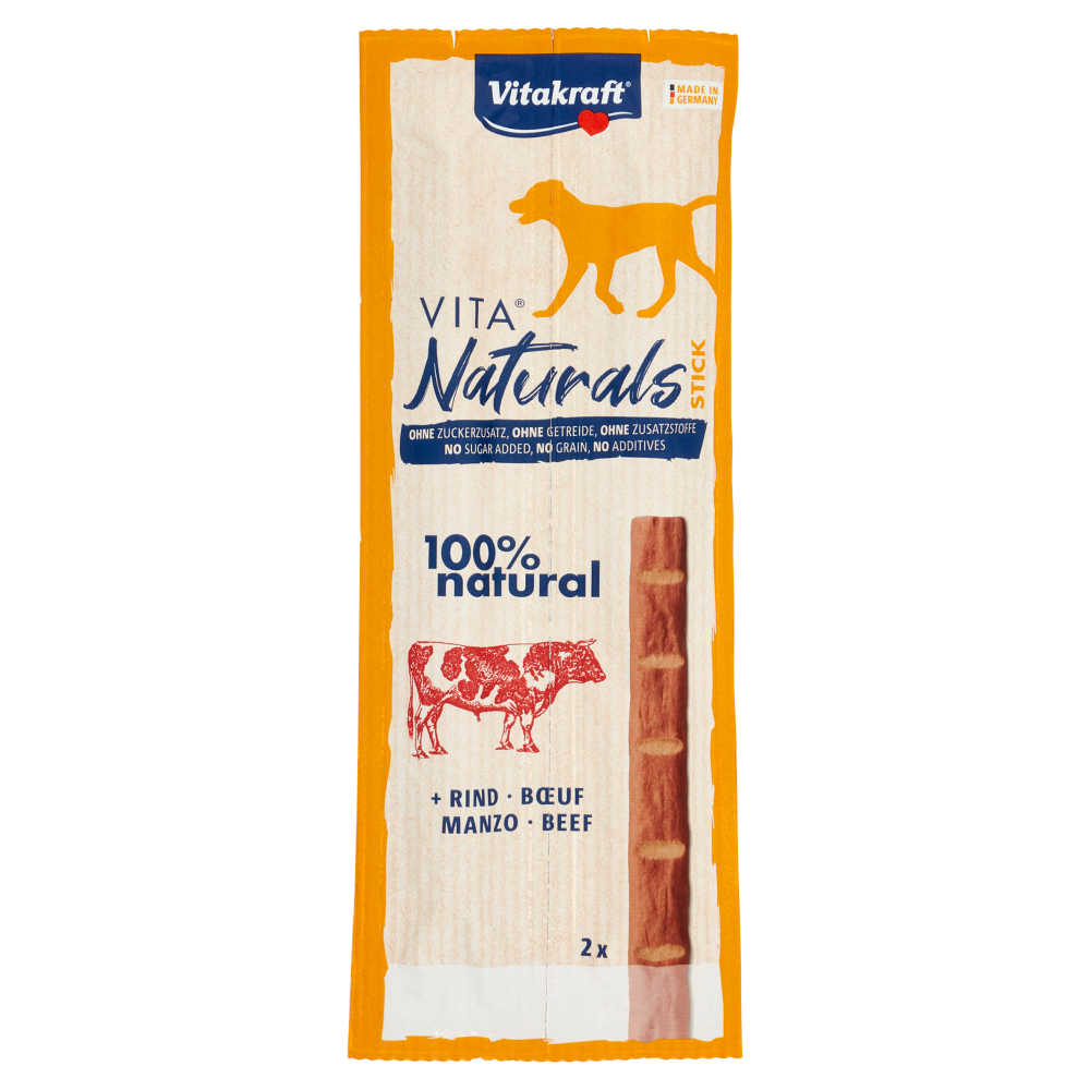 Vitakraft Vita Naturals Stick + Manzo 2 x 11 g