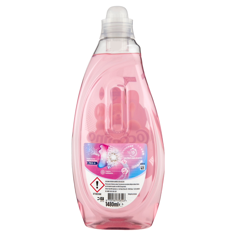 Coccolino Wonder Wash Detersivo Ultra Delicato 34 Lavaggi 1480 ml