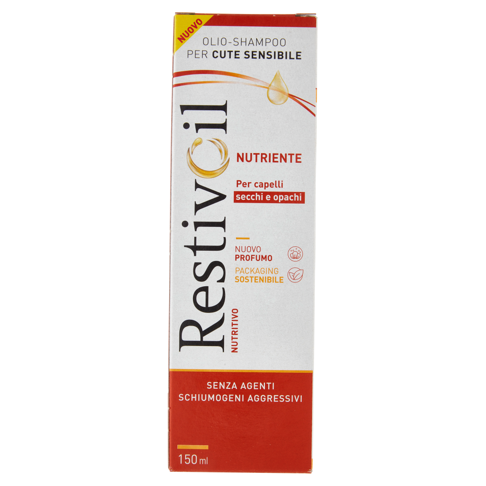 RestivOil Nutritivo Olio-Shampoo per Cute Sensibile Nutriente 150 ml