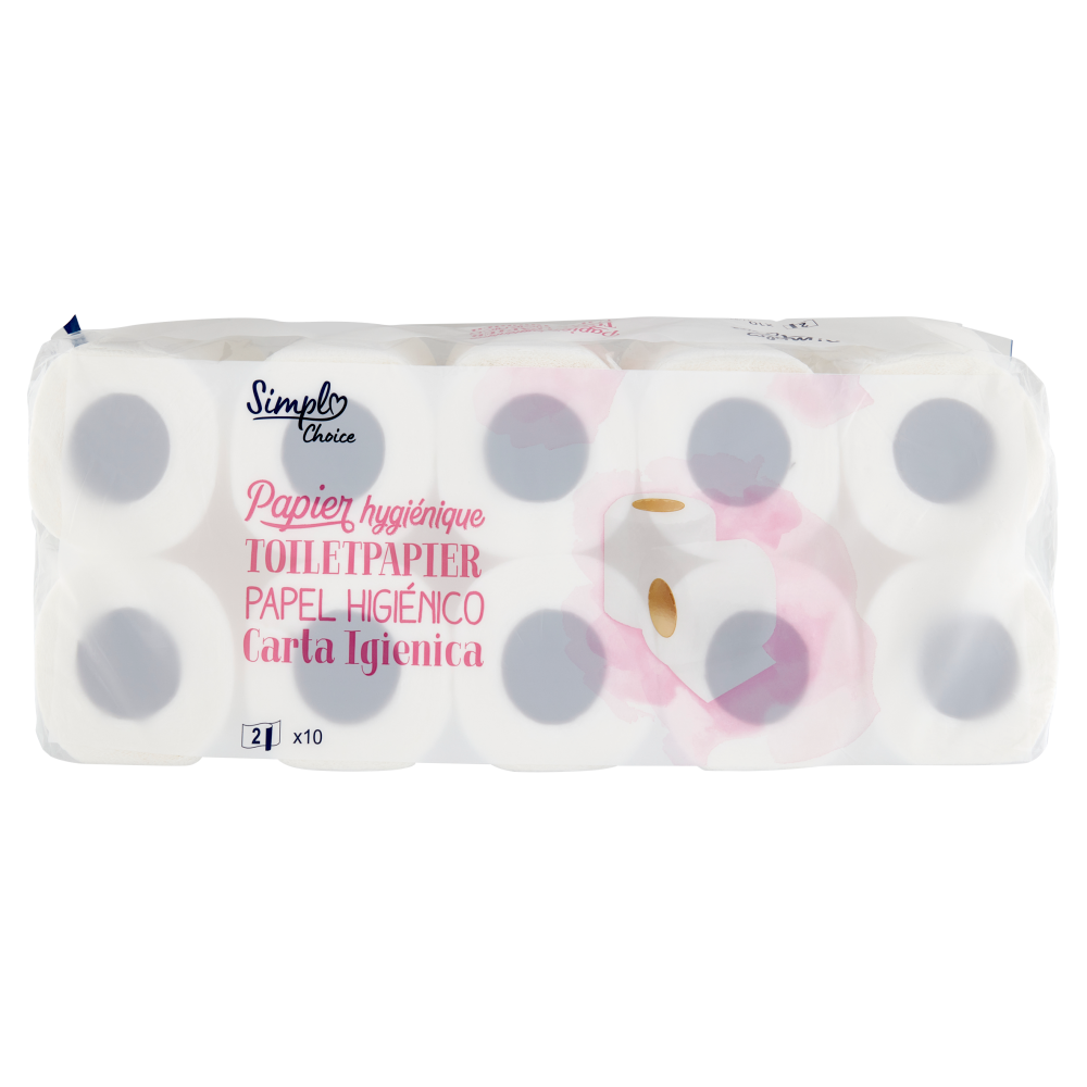 Simpl Choice Carta Igienica 2 Veli 10 pz