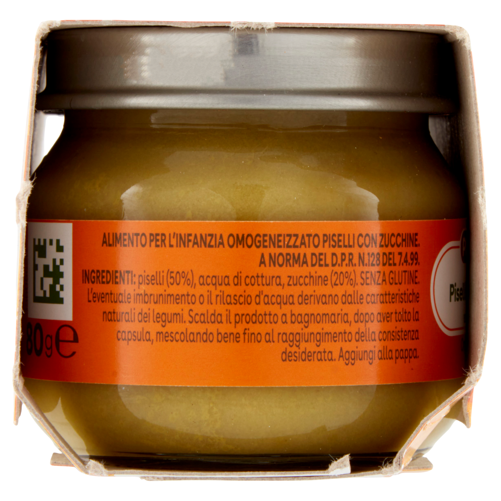 Plasmon Omogeneizzato Piselli e Zucchine 2 x 80 g