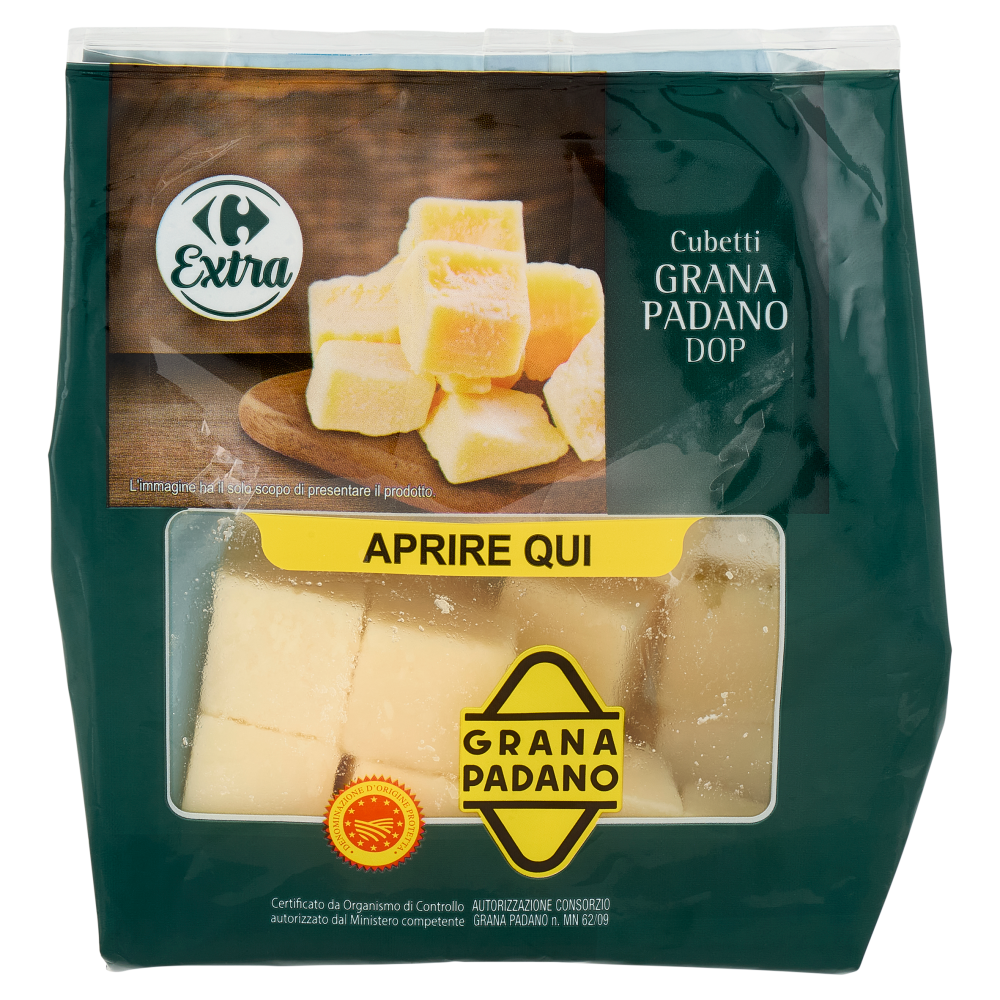 Carrefour Extra Cubetti Grana Padano DOP 300 g