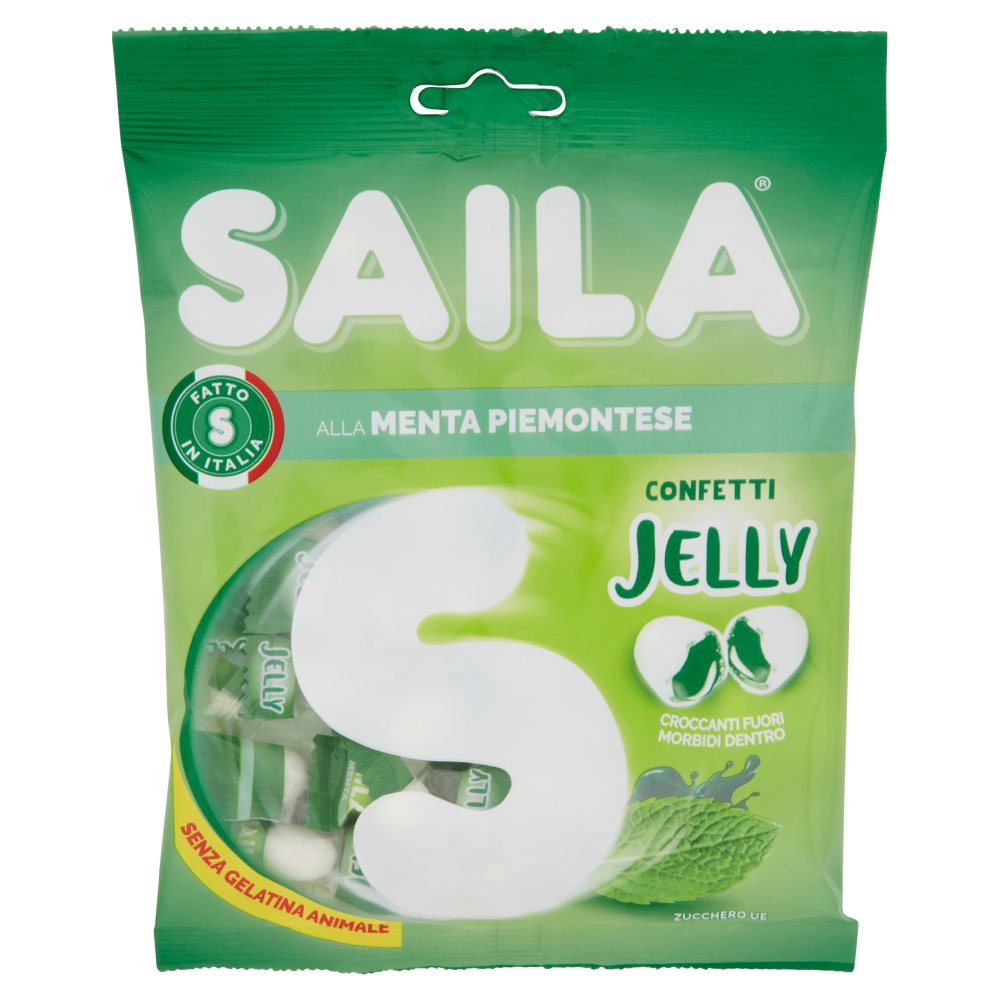 Saila alla menta Piemontese Confetti Jelly 75 g