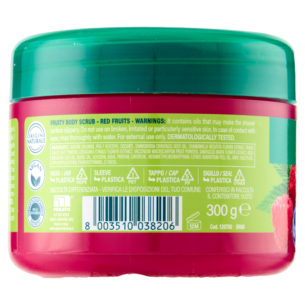 Geomar Fruity Body Scrub frutti rossi 300 g