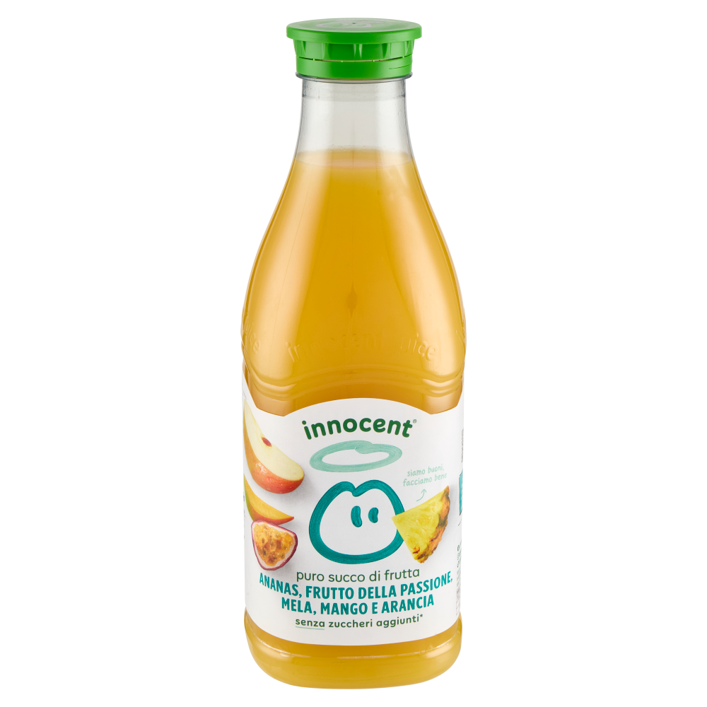 innocent puro succo di frutta Ananas, Frutto della Passione, Mela, Mango e Arancia 900 ml