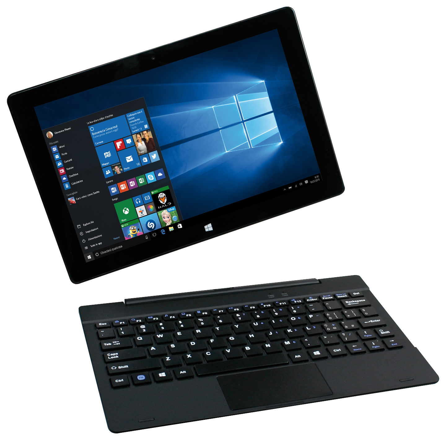 Mediacom WinPad X120 Intel Atom&reg; 32 GB 25,6 cm (10.1") 2 GB Wi-Fi 4 (802.11n) Windows 10 Home Nero