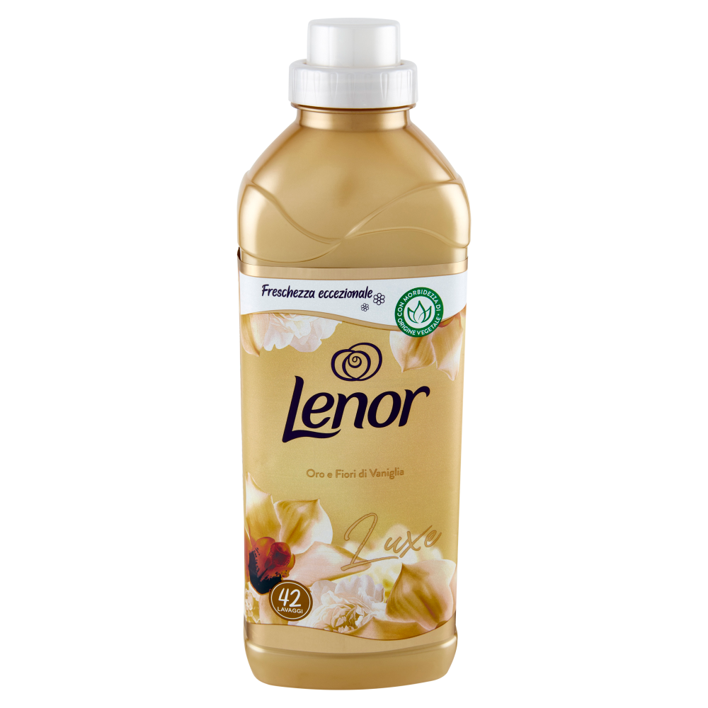 Lenor Ammorbidente Bucato Oro e Fiori di Vaniglia 42 Lavaggi 966 ml