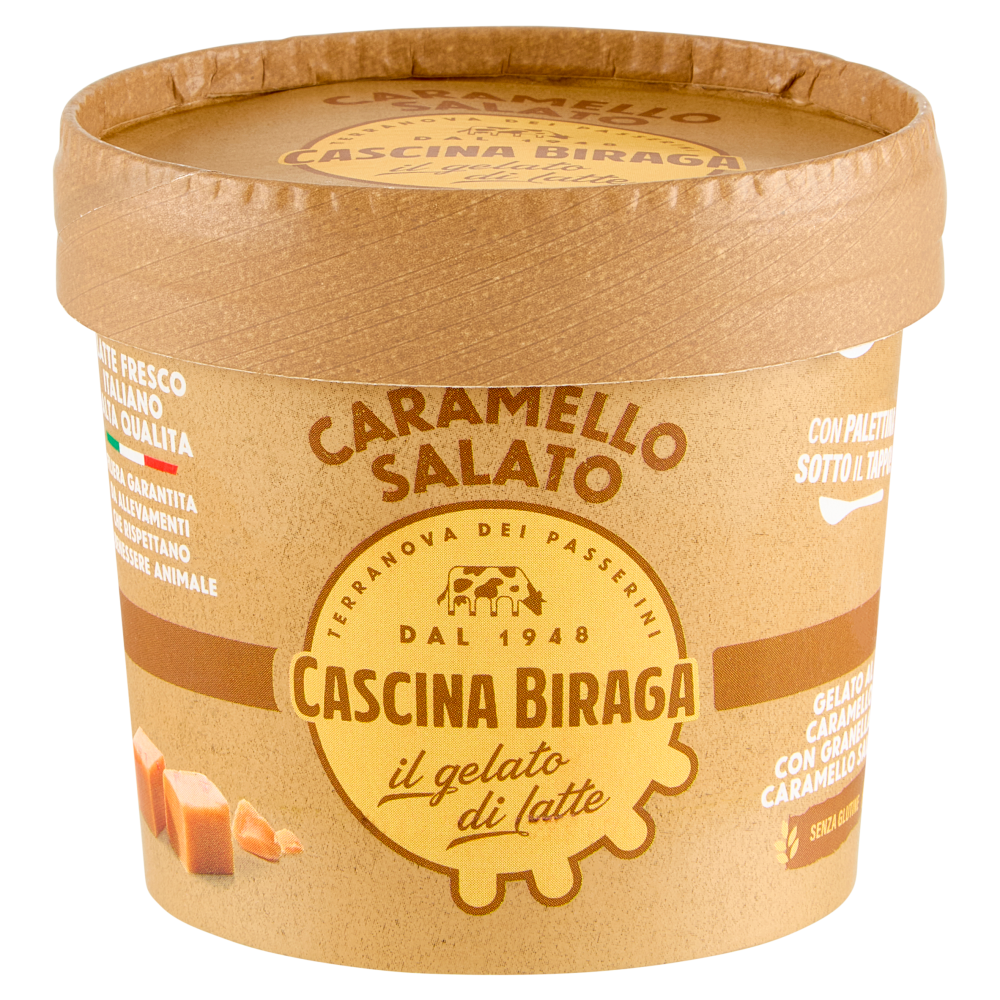 Cascina Biraga Caramello Salato il gelato di latte 90 g