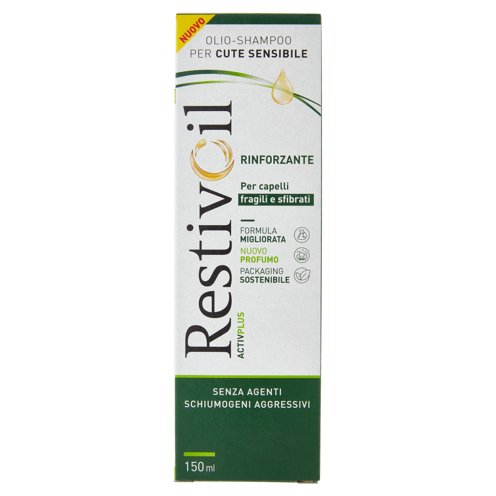 RestivOil Activplus Olio-Shampoo per Cute Sensibile Rinforzante 150 ml