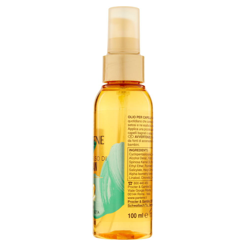 Pantene Pro-V Olio per Capelli Infuso di Argan Lisci Effetto Seta 100ml