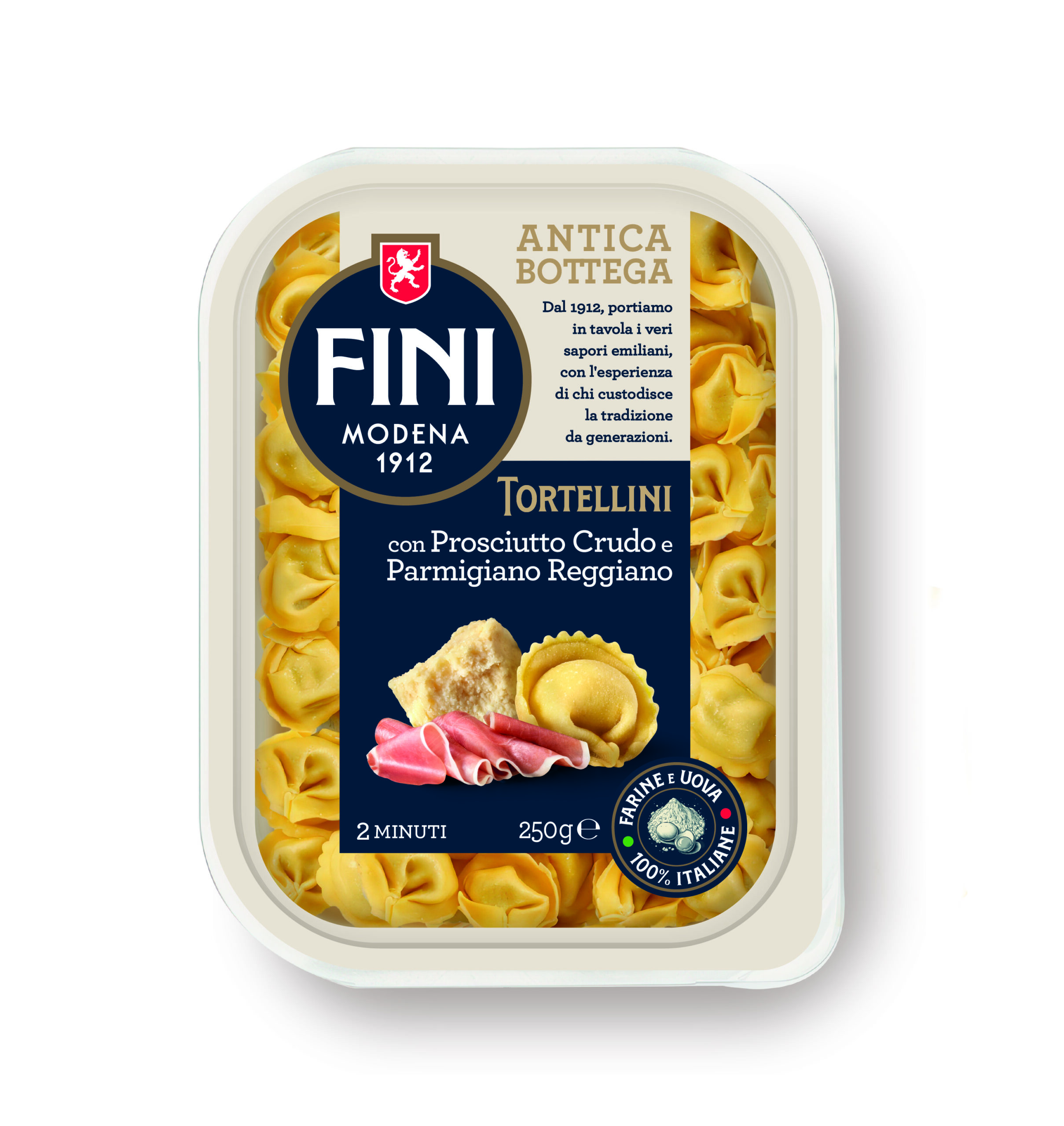 Tortellini con Prosciutto Crudo e Parmigiano Reggiano