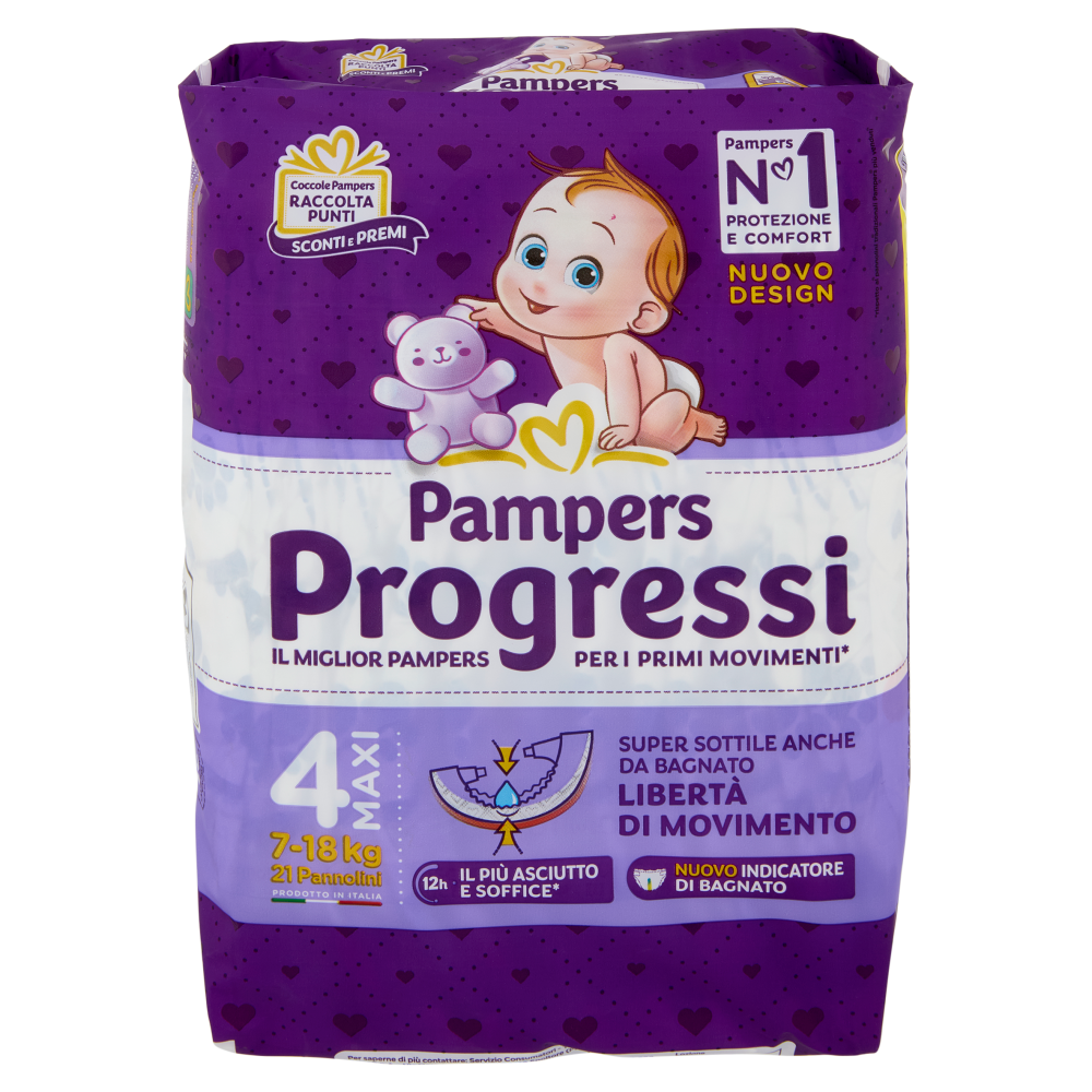 Pampers Progressi Maxi 21 pz