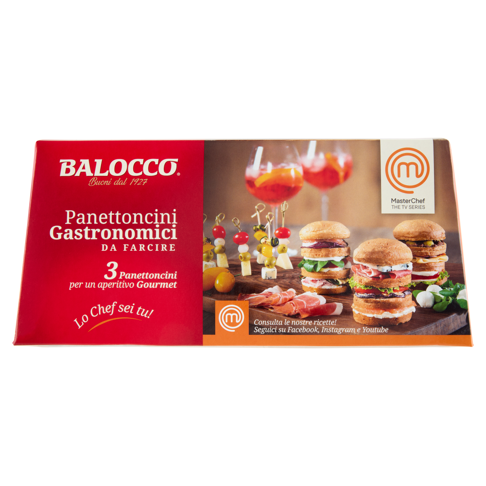 Balocco Panettoncini Gastronomici da Farcire Masterchef 3 x 80 g