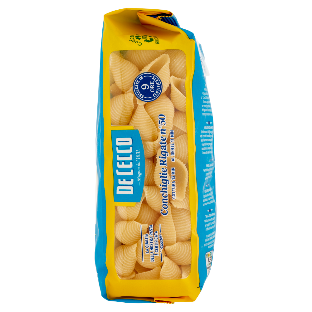 De Cecco Conchiglie Rigate n°50 500 g