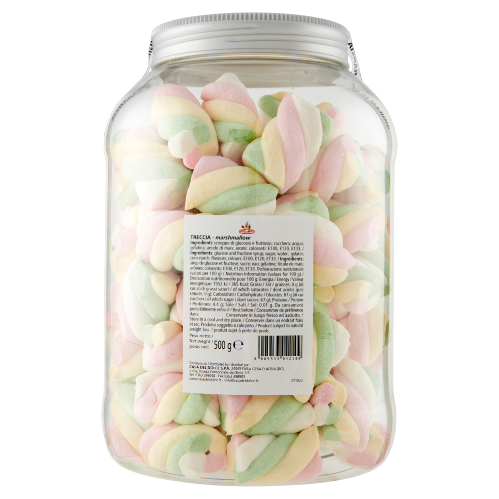 Treccia - marshmallow 500 g