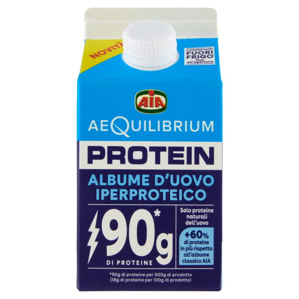 Aia aeQuilibrium Protein Albume d'Uovo Iperproteico 500 g
