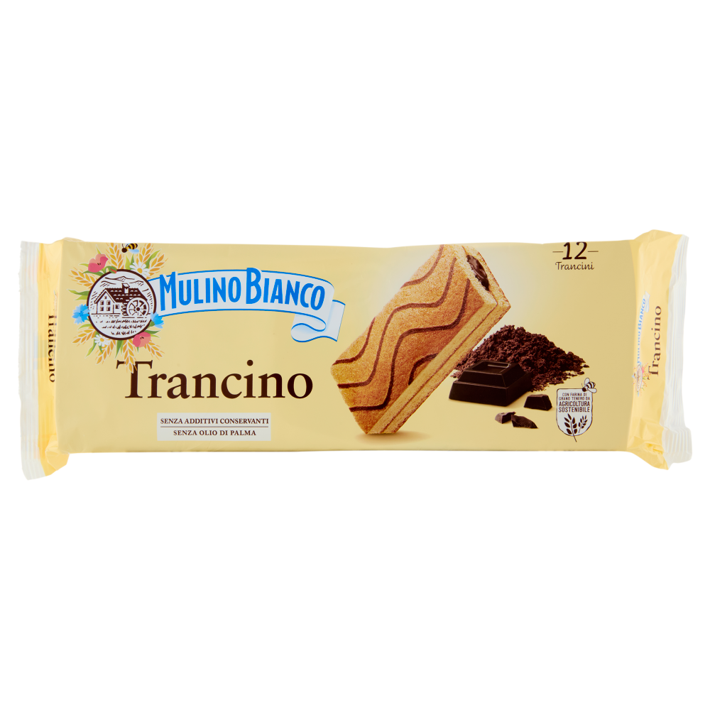 Mulino Bianco Trancino Merenda Senza Additivi Conservanti 12 pezzi 396g