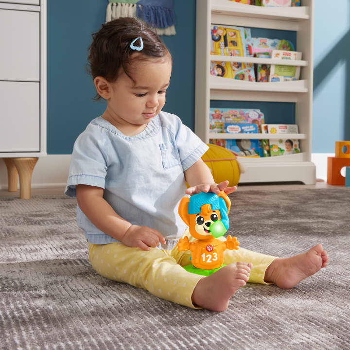 Fisher-Price Link Squad Animal Band Rino Il Volpino Impariamo Gli Opposti, Giocattolo Per L'Apprendimento Per Neonati Con Musica E Luci, Versione Italiana