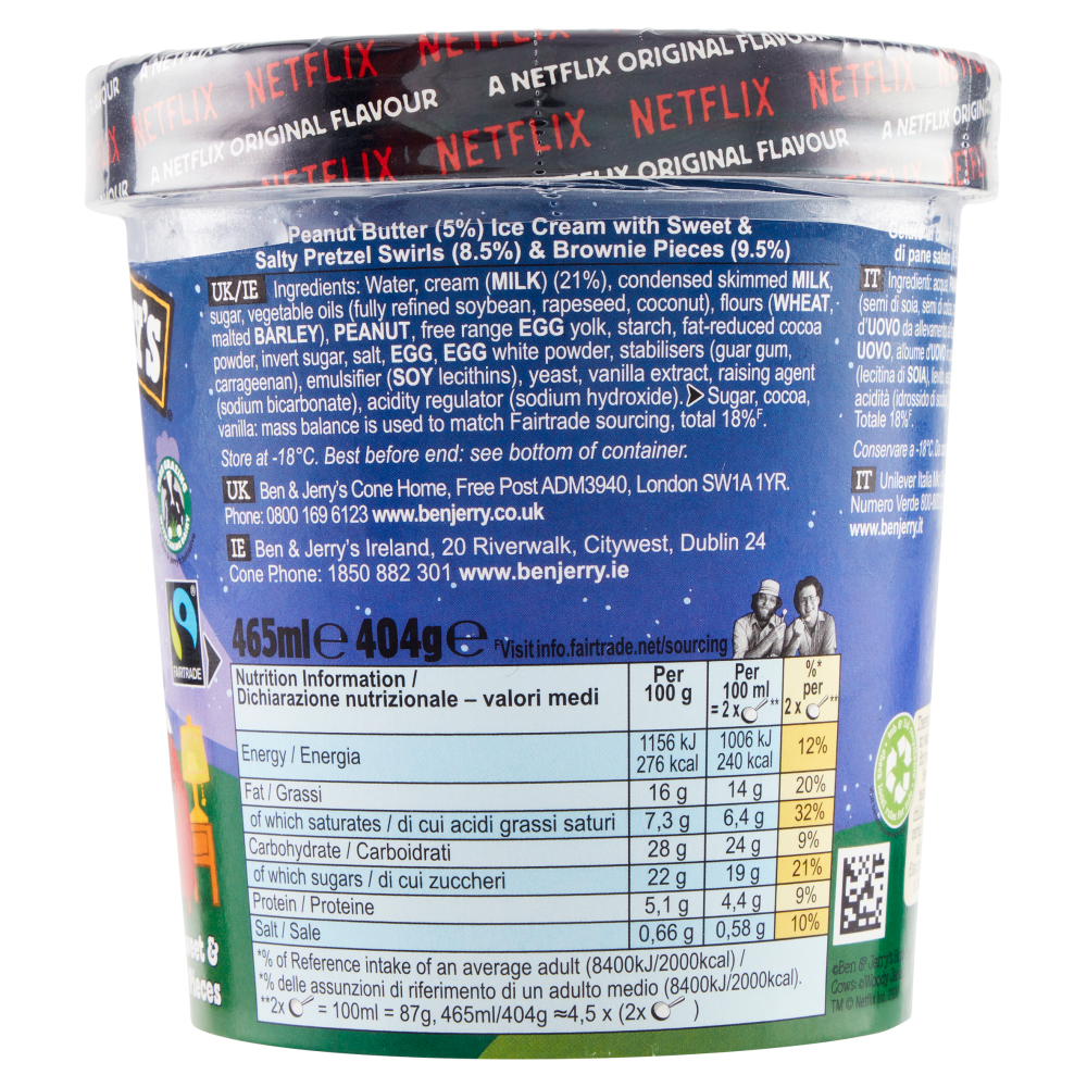 Ben & Jerry's Netflix & Chilll'd 404 g