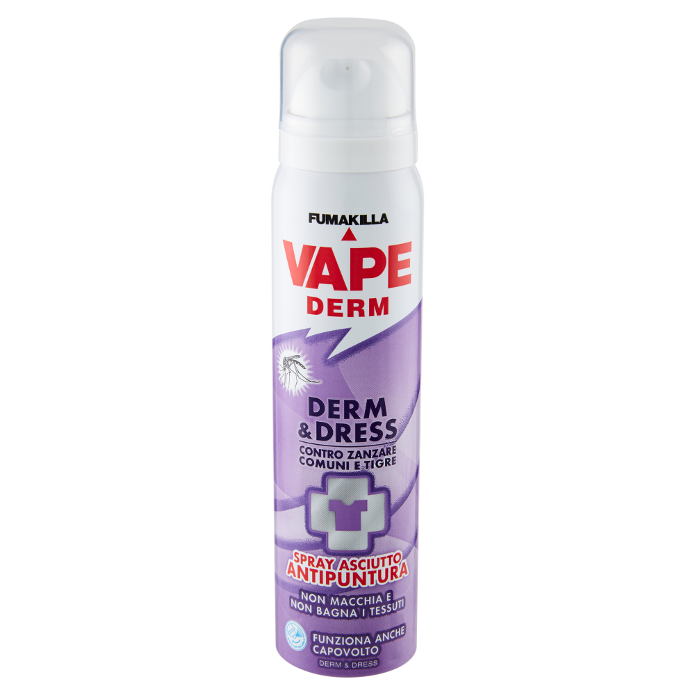 VAPE Derm Derm & Dress Spray Asciutto Antipuntura 100 ml