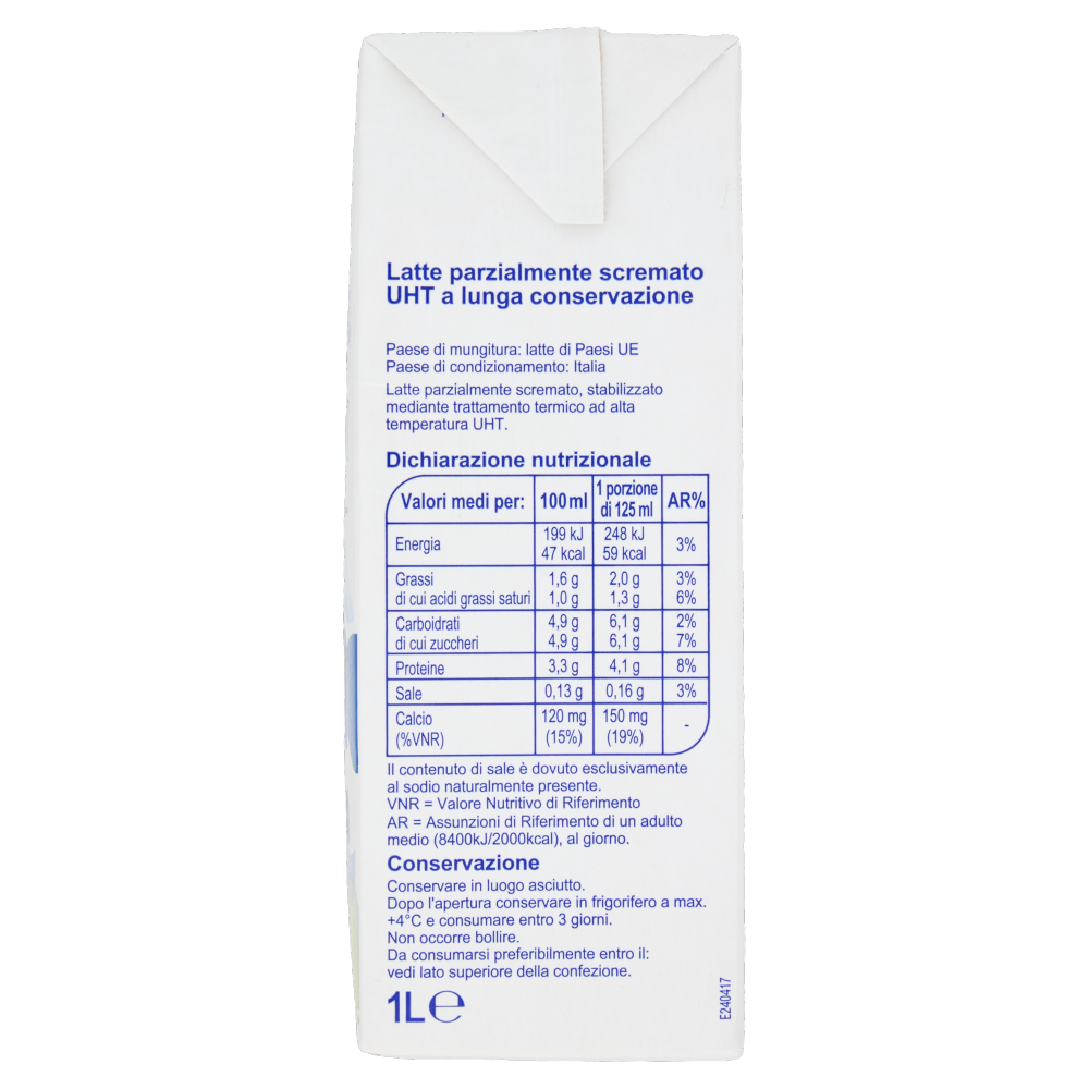 Simpl Latte Parzialmente Scremato UHT 1 L