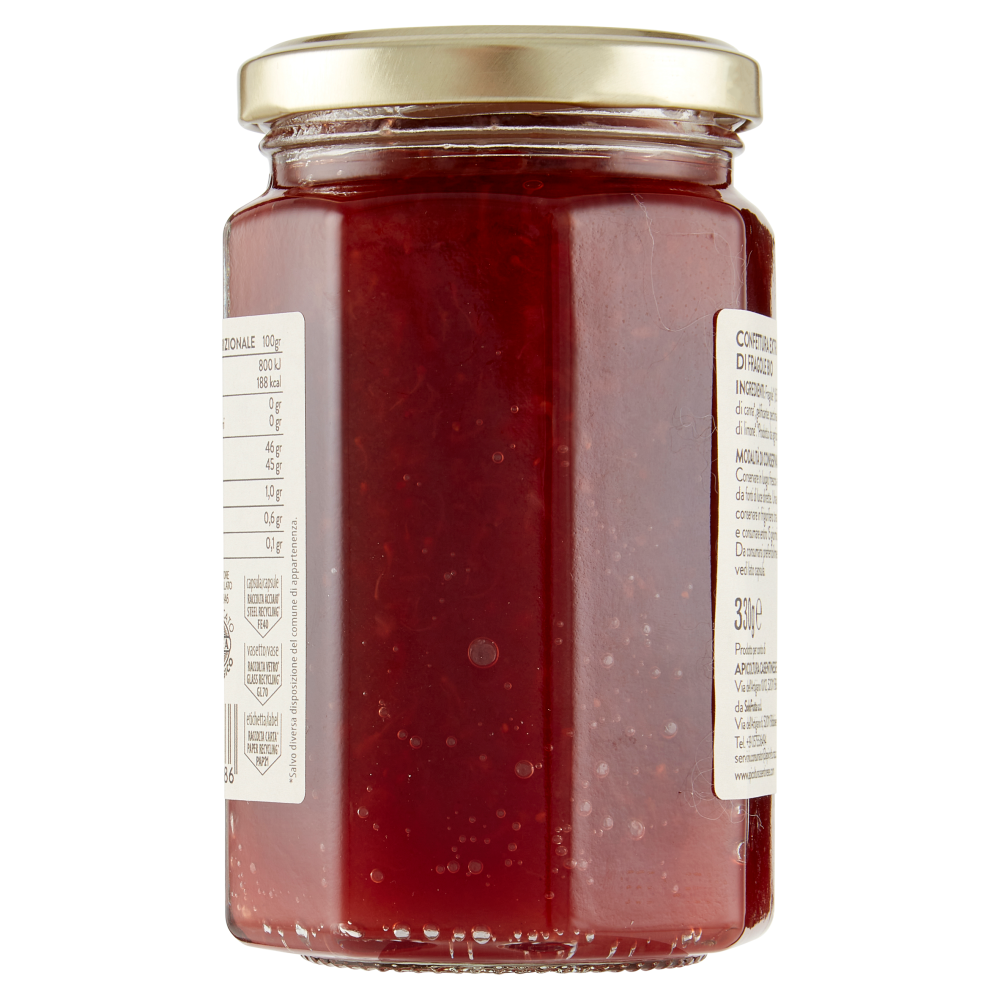 Apicoltura Casentinese Confettura Extra Bio Fragole 330 g