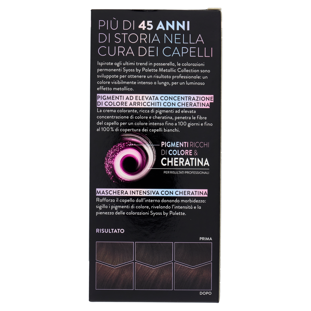 Syoss By Palette Colorazione Permanente 3_89 Castano Scuro Ramato