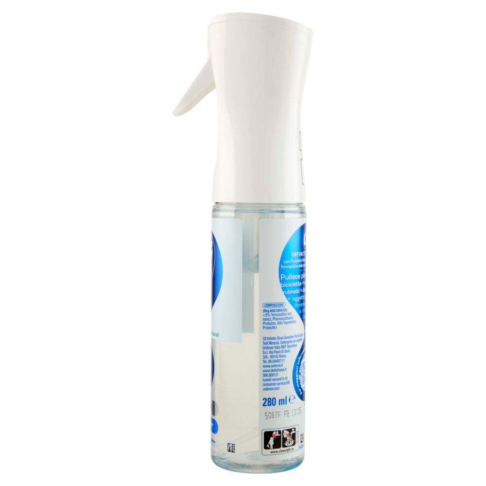 Cif Infinite + Clean Tutto in 1 Sensitive Fiori di Loto & Sali Minerali 280 ml