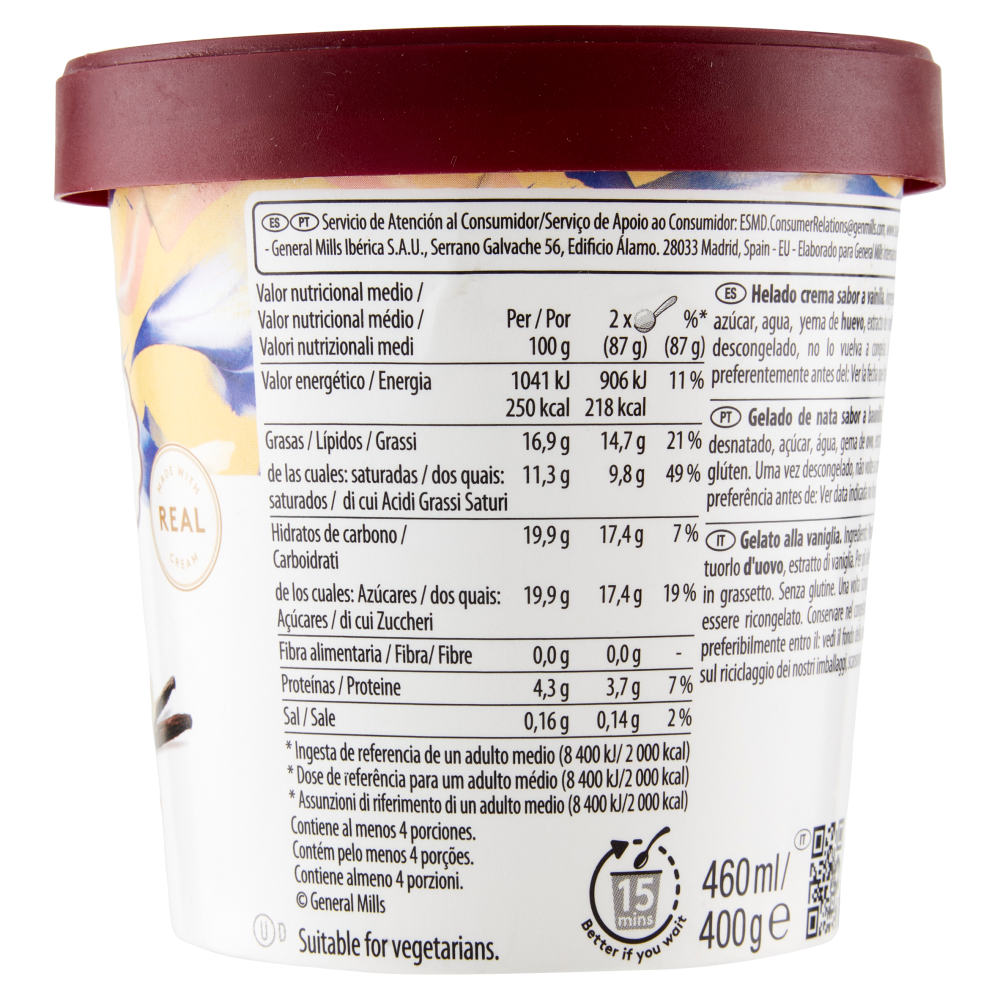 Häagen-Dazs Vanilla 400 g