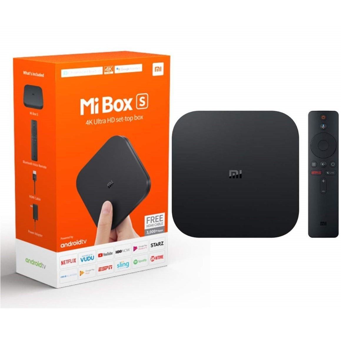 Xiaomi Mi Box S Nero 4K Ultra HD 8 GB Wi-Fi