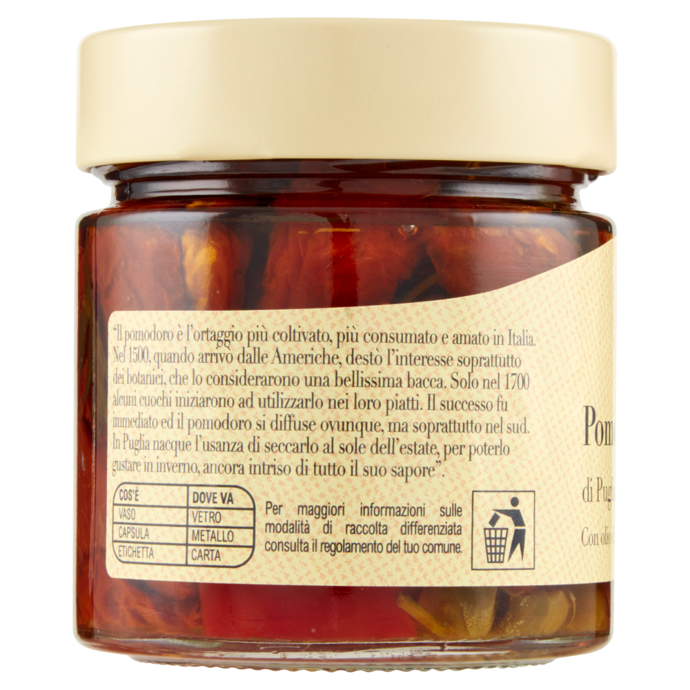 Terre d'Italia Pomodori secchi di Puglia sott'olio 235 g