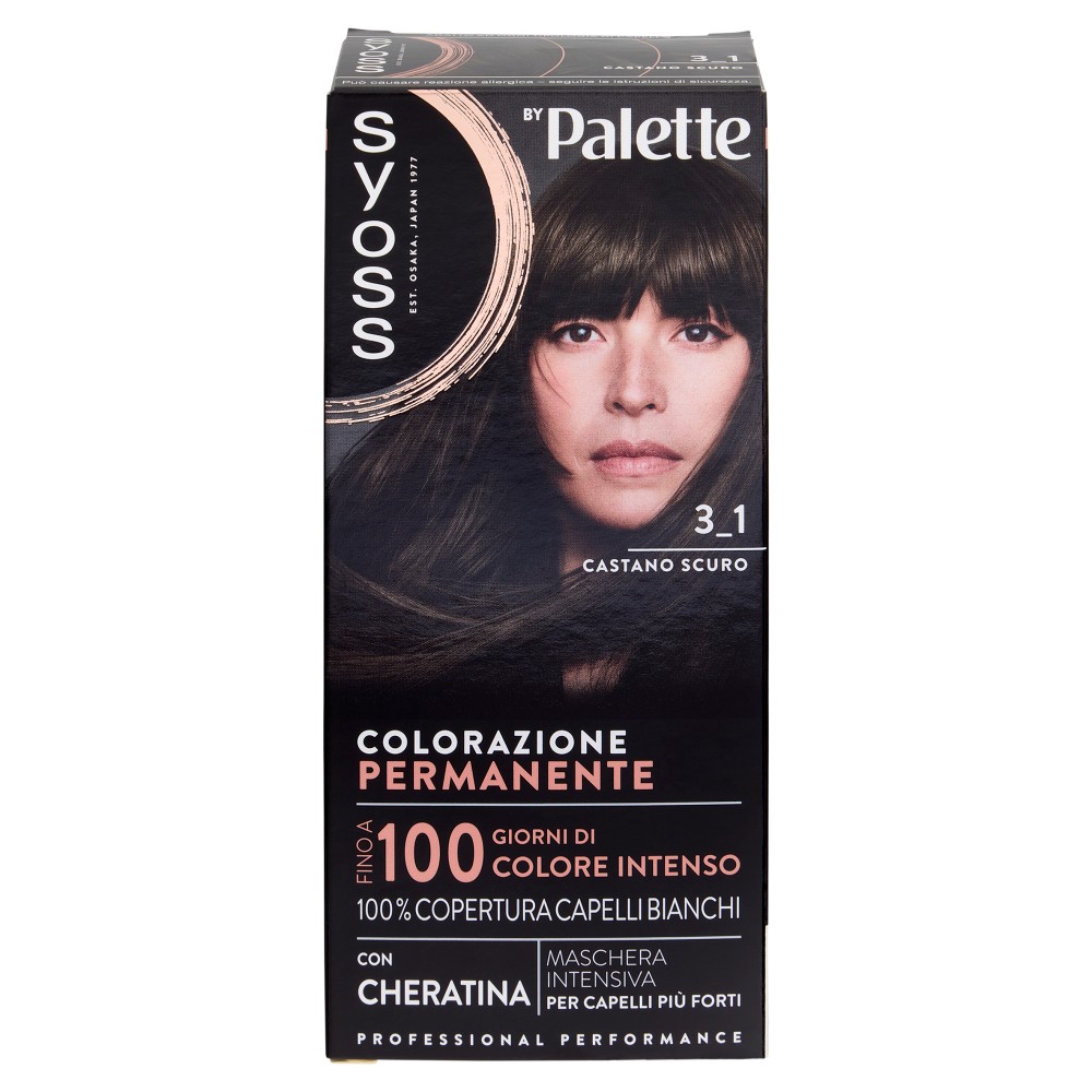 Syoss By Palette Colorazione Permanente 3_1 Castano Scuro