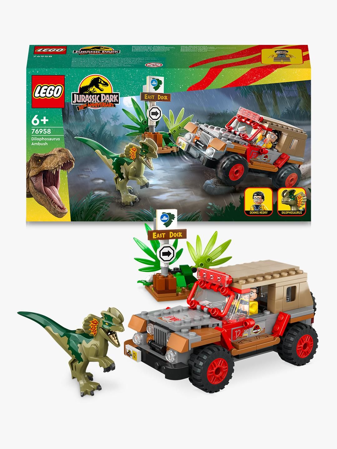 LEGO Jurassic World L&rsquo;agguato del Dilofosauro