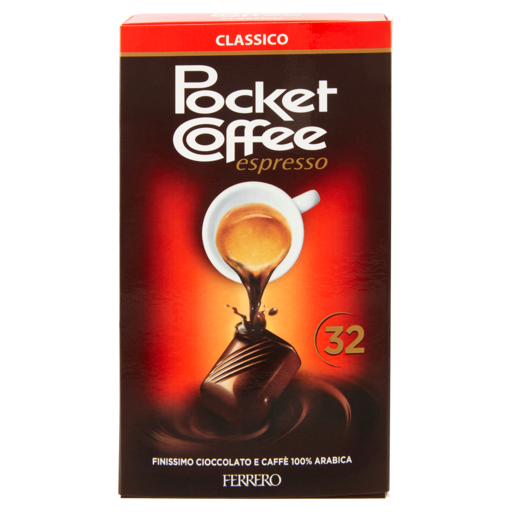Pocket Coffee espresso Classico 32 pezzi 400 g Carrefour