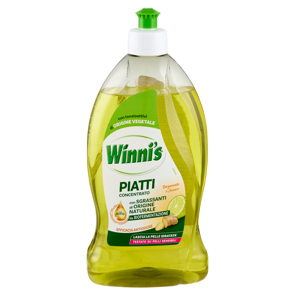 Winni's Piatti Concentrato Bergamotto e Zenzero 480 ml