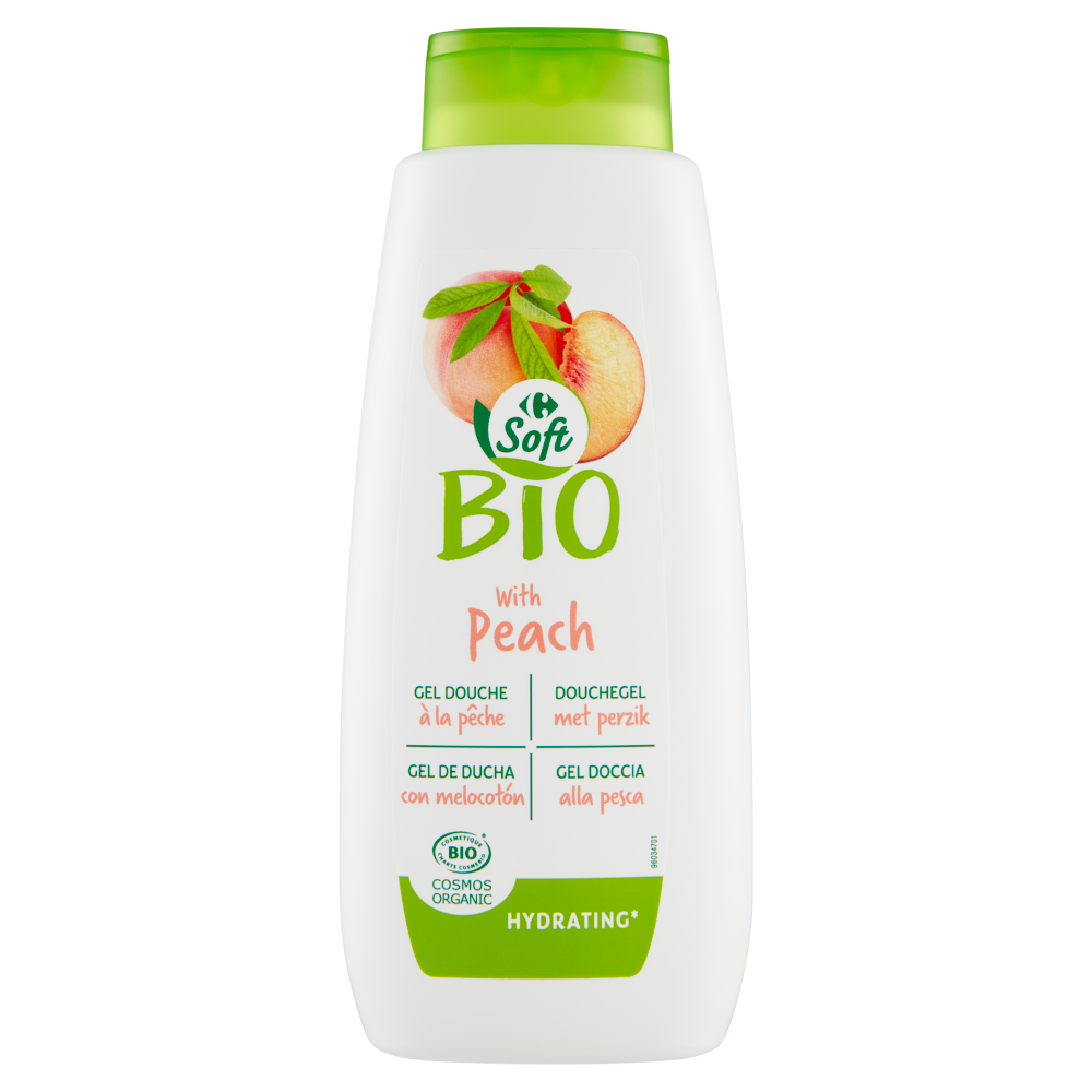 Carrefour Bio Soft Gel Doccia alla pesca 500 ml
