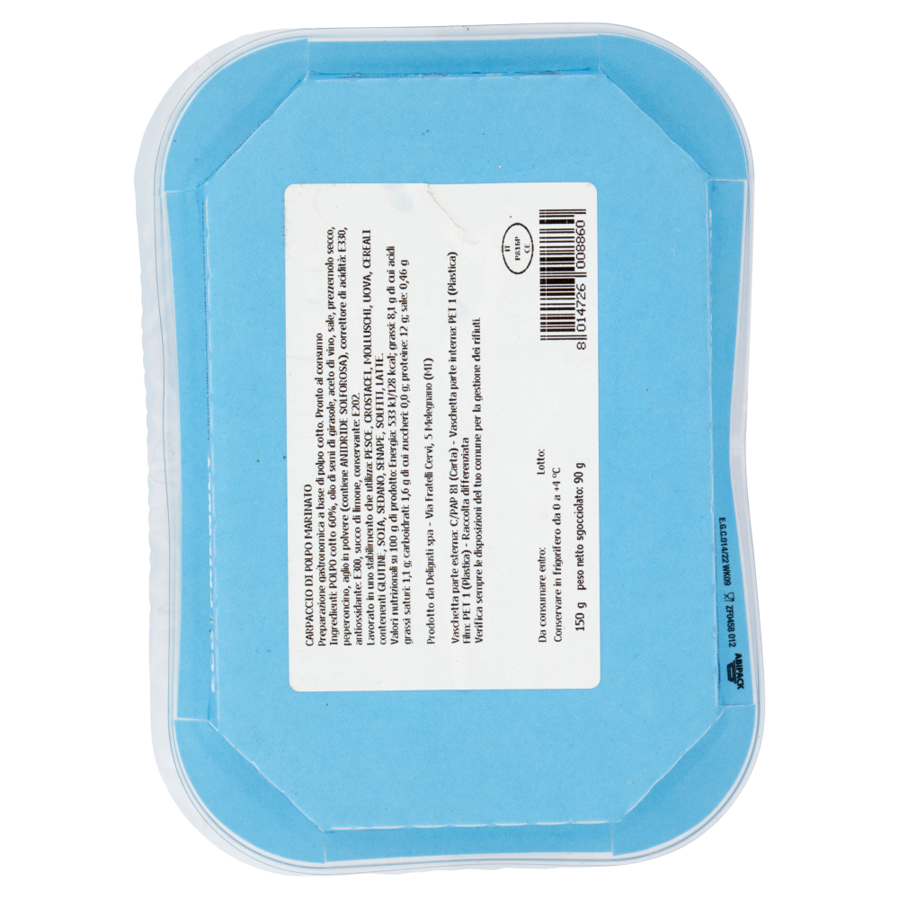 Deligusti Mare Carpaccio di Polpo Marinato 150 g