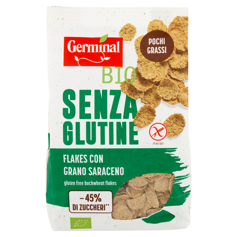 Germinal Bio Senza Glutine Flakes con Grano Saraceno 250 g