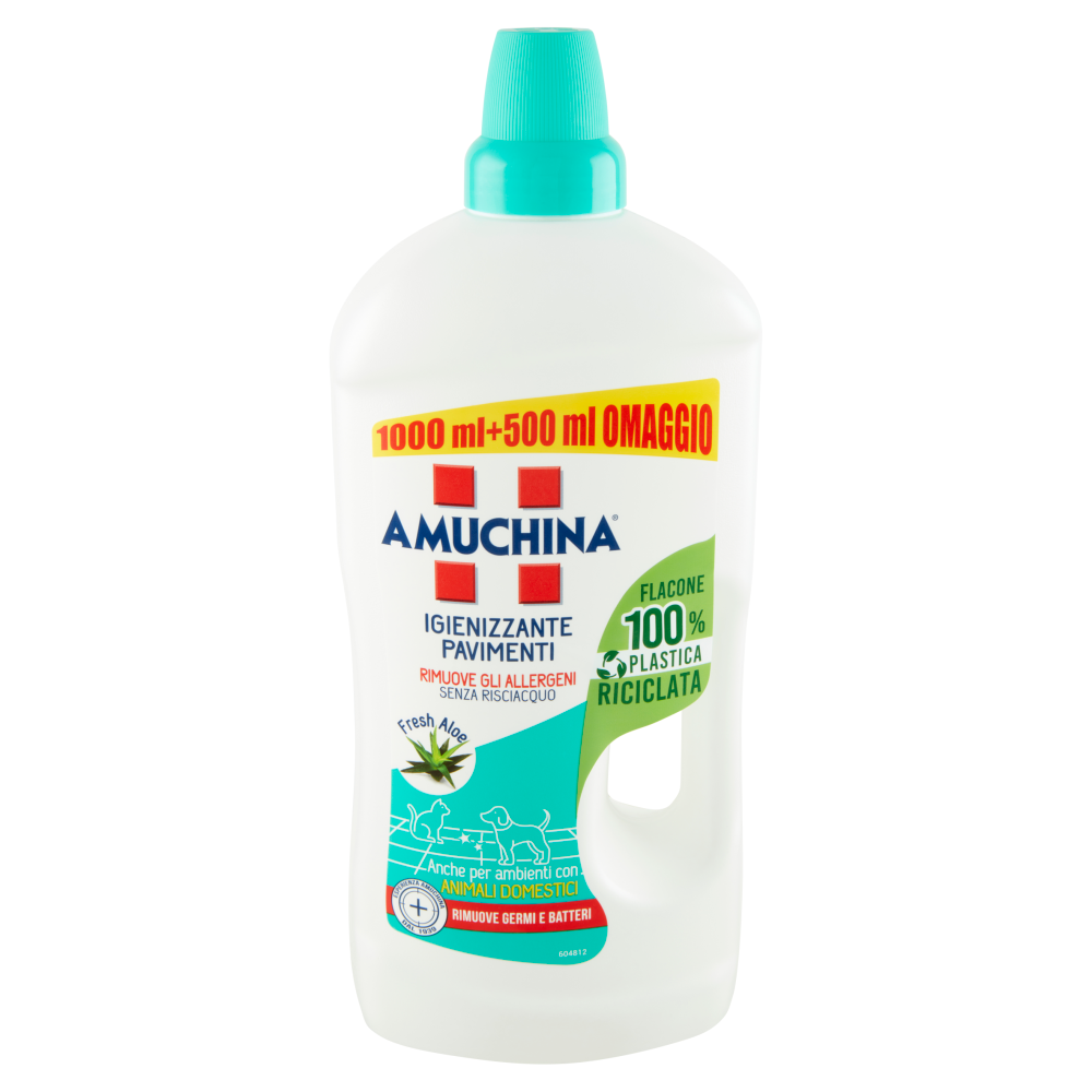 Amuchina Igienizzante Pavimenti Fresh Aloe 1000 + 500 ml