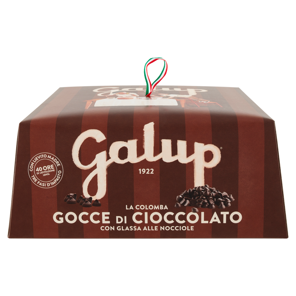 Galup la Colomba Gocce di Cioccolato con Glassa alle Nocciole 750 g