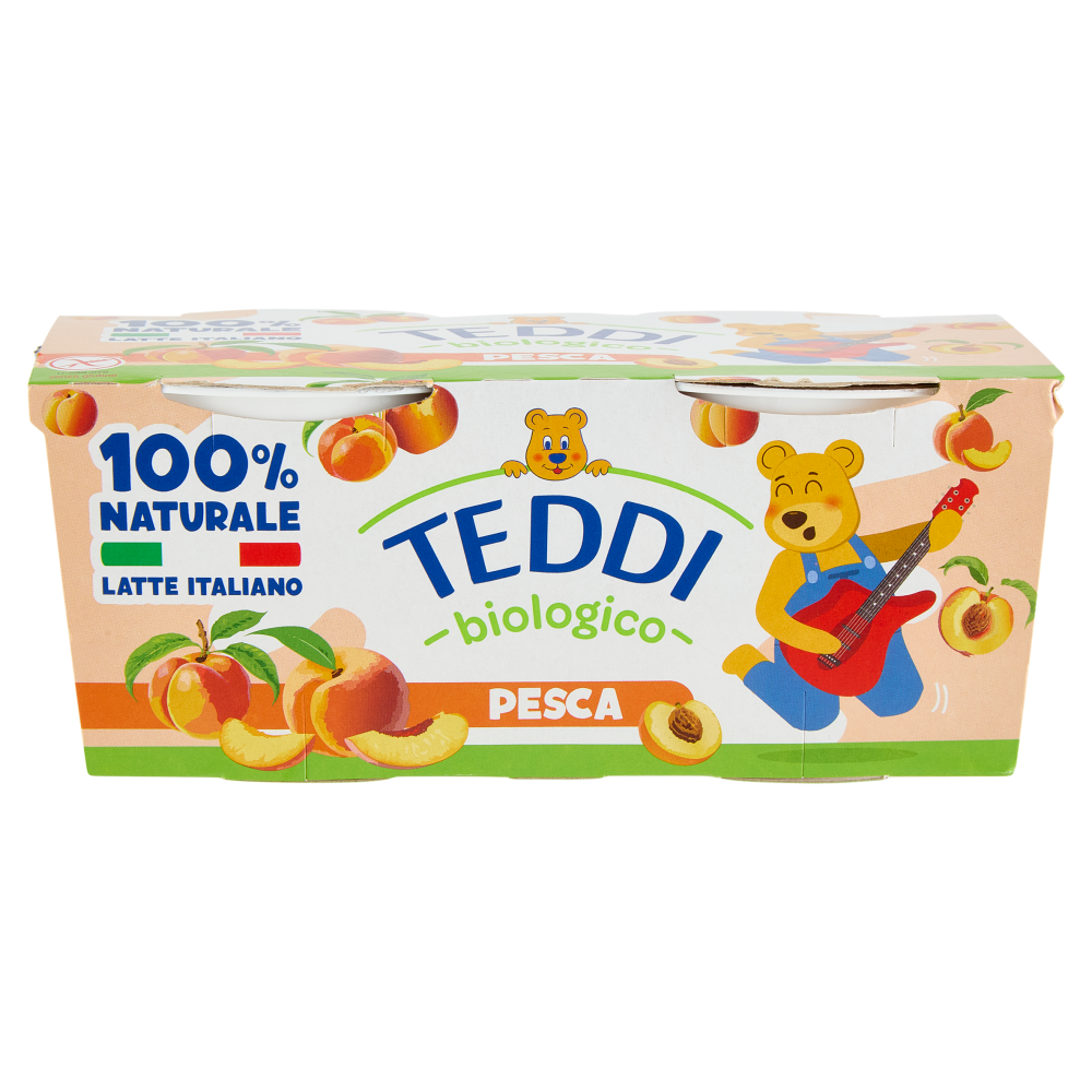 Teddi biologico Pesca 2 x 115 g