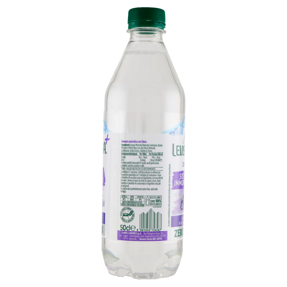 LEVISSIMA+, Acqua con Zinco 50 cl