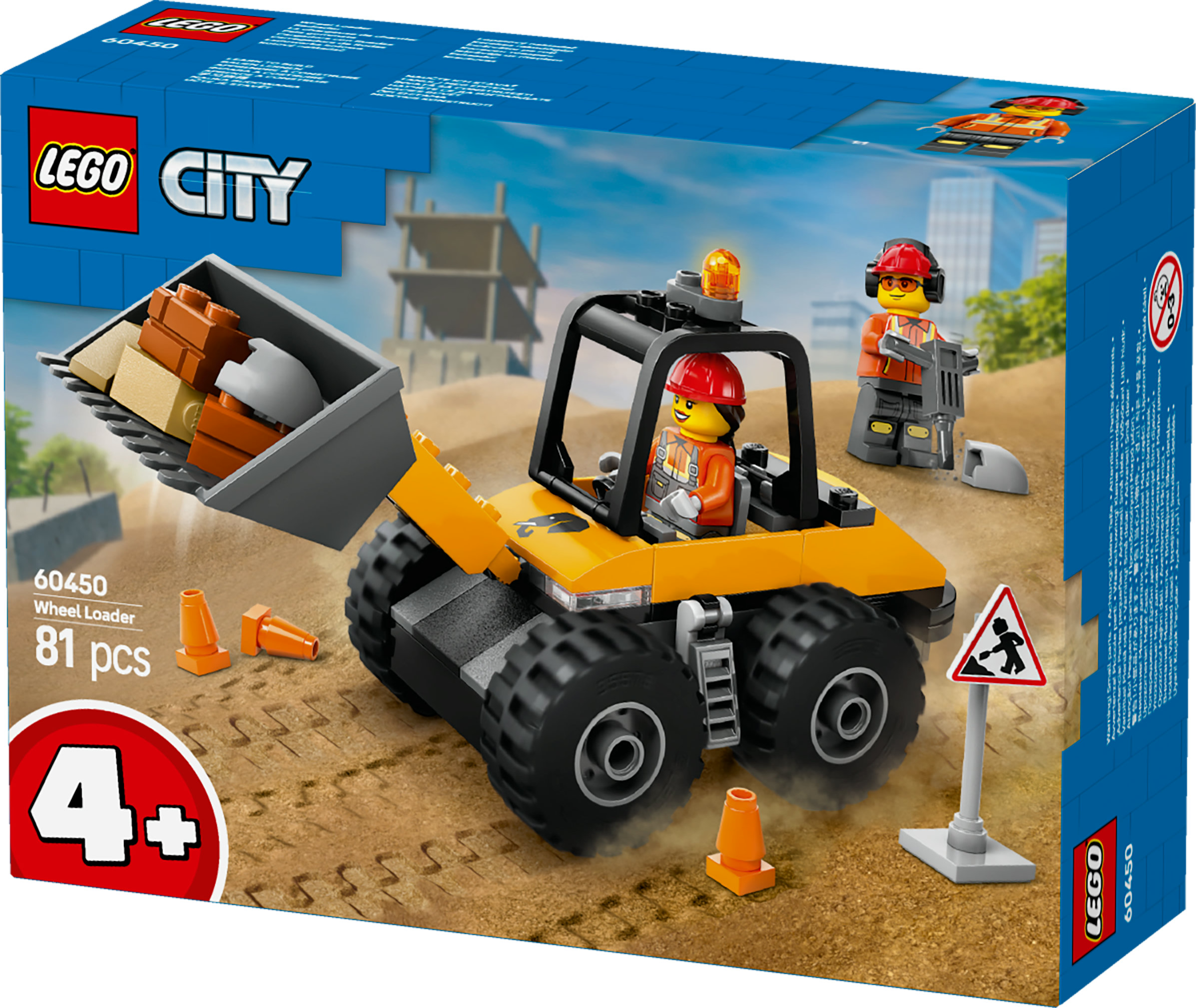 LEGO City Pala gommata gialla