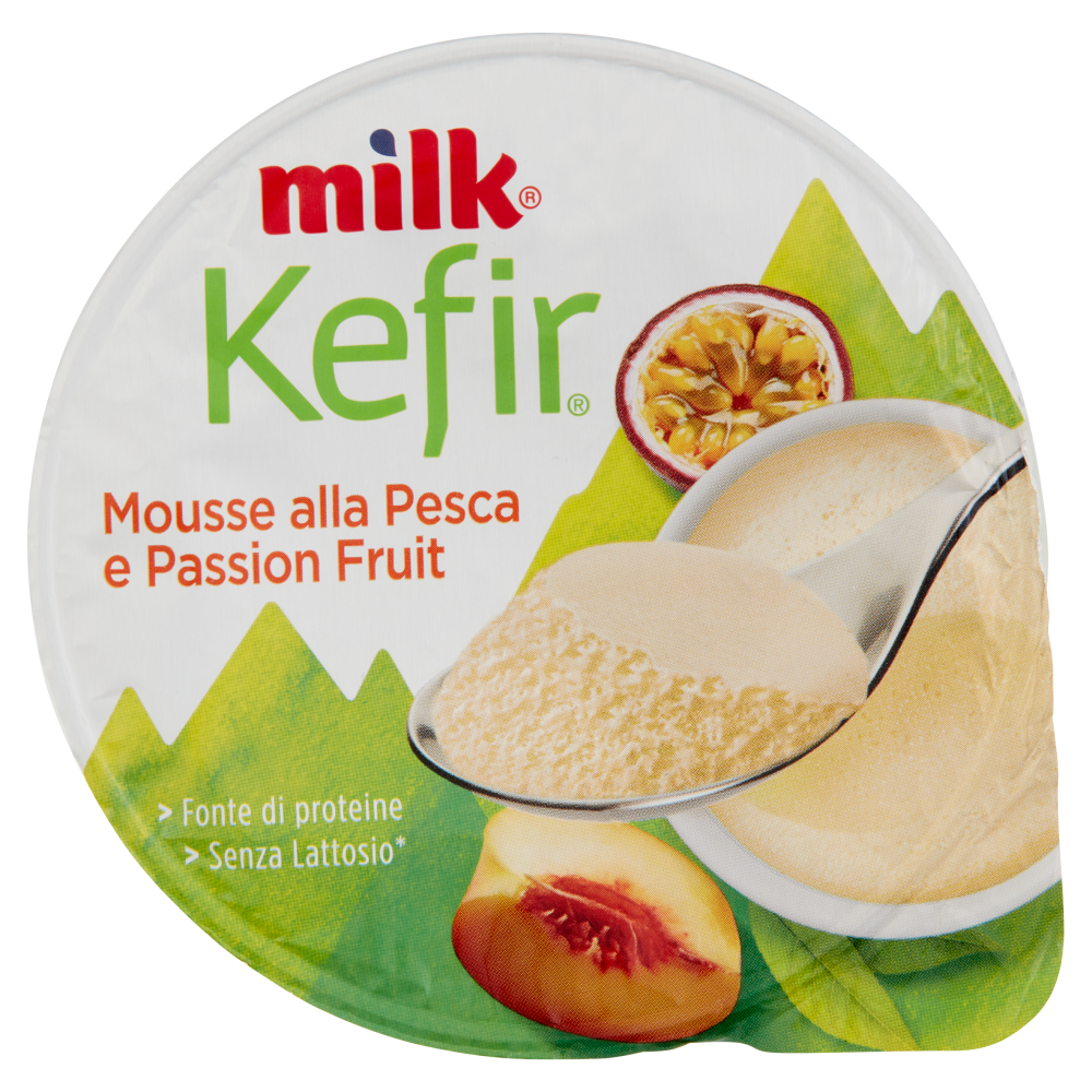 Milk Kefir Mousse alla Pesca e Passion Fruit 125 g