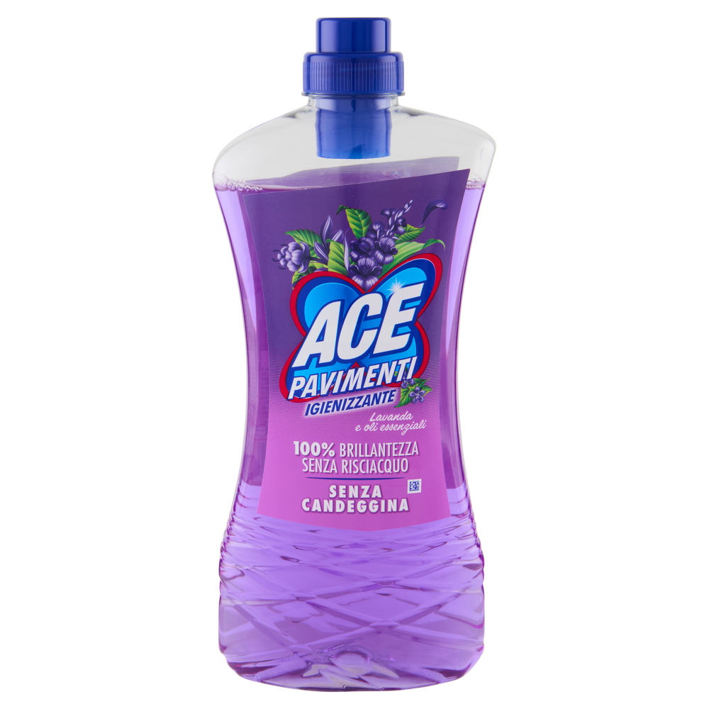 Ace Pavimenti Igienizzante Lavanda e oli essenziali Senza Candeggina 1 L