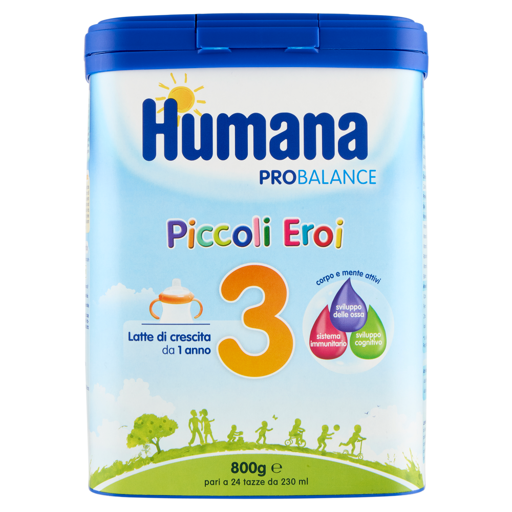 Humana Probalance Piccoli Eroi 3 Latte di crescita 800 g