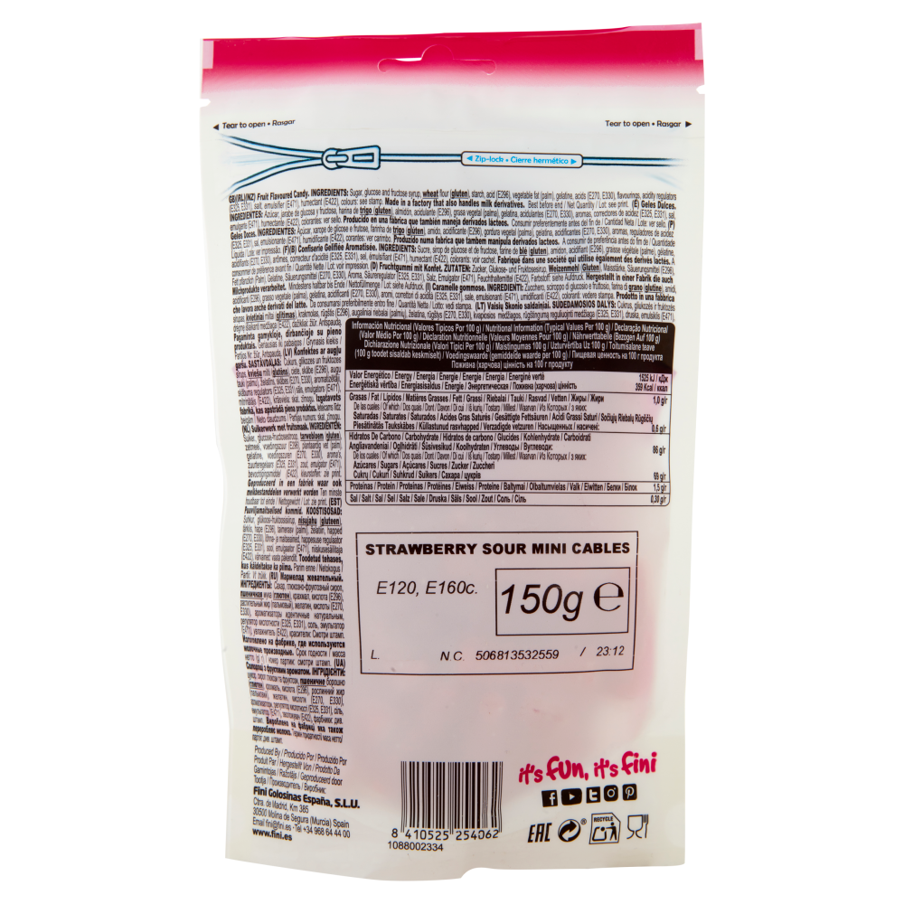 Fini Sour Mini Cables 150 g