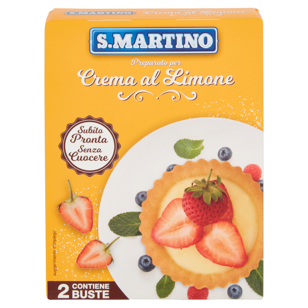 S.Martino Preparato per Crema al Limone 2 Buste 140 g