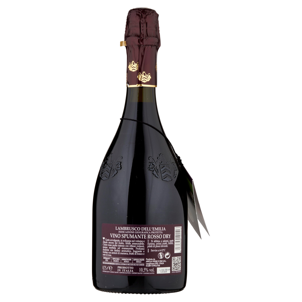 Marcello Lambrusco dell'Emilia IGP Vino Spumante Rosso Dry 0,75 l