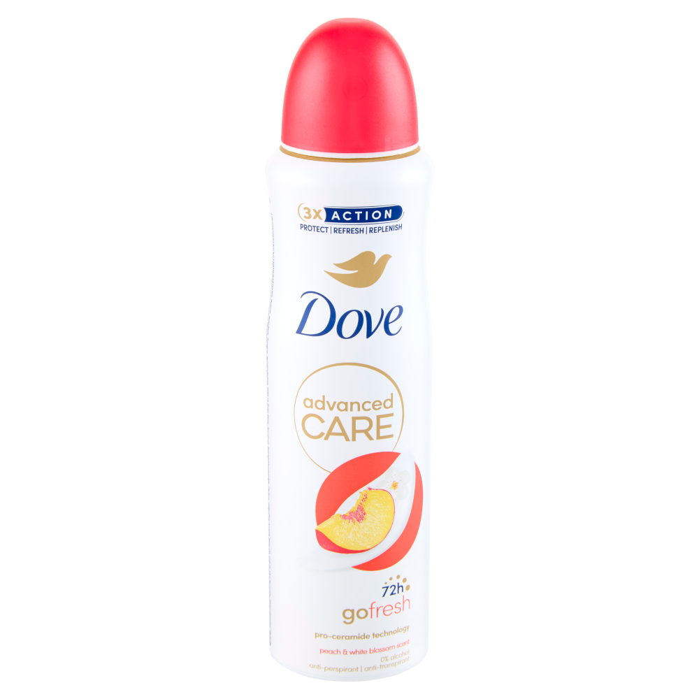 Dove advanced Care go fresh peach & white blossom scent anti-perspirant 150 ml